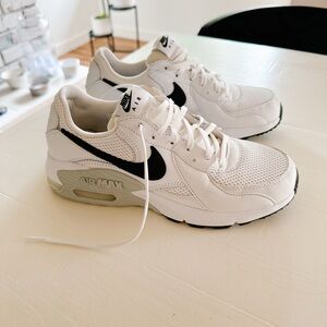 Nike Air Max White and Black Sneakers